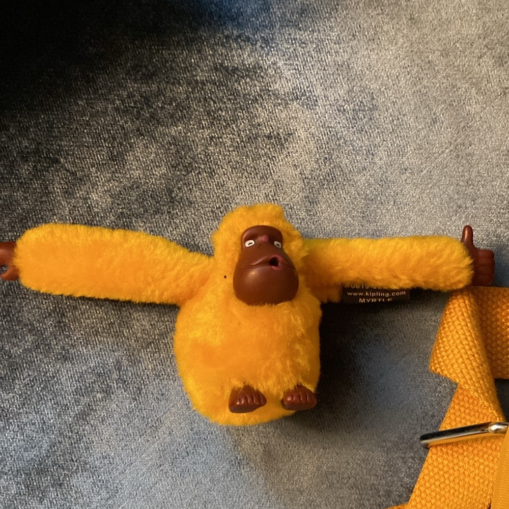 Kipling Yellow Mini Backpack - Picture 11 of 12